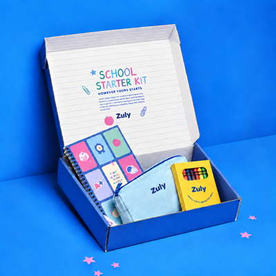 Zuly School Essentials Set - Planner, pencil case & stickers included